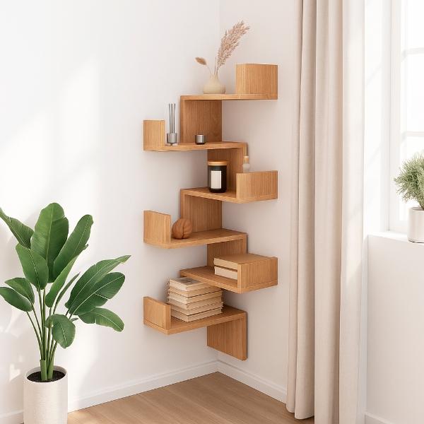 Repisa Esquinera Flotante M