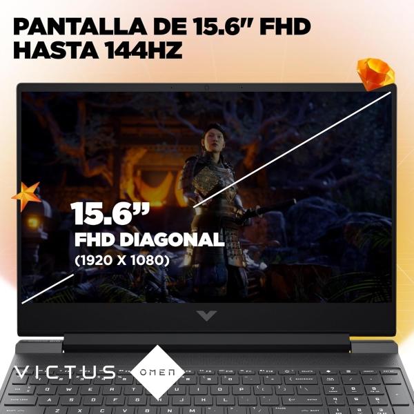 HP Laptop Gaming Victus 15fb3004la AMD Ryzen9 16GB RAM 1TB SSD 15.6" FHD NVIDIA GeForce RTX4060 8GB Windows11Home