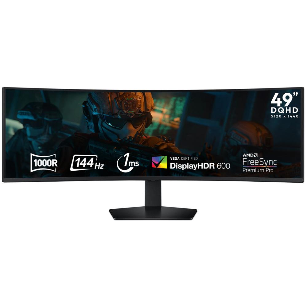 Monitor Gamer Curvo 49" SAMSUNG Odyssey G9 1ms 144Hz Dual QHD VA HDMI DisplayPort FreeSync
