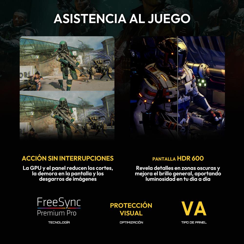 Monitor Gamer Curvo 49" SAMSUNG Odyssey G9 1ms 144Hz Dual QHD VA HDMI DisplayPort FreeSync