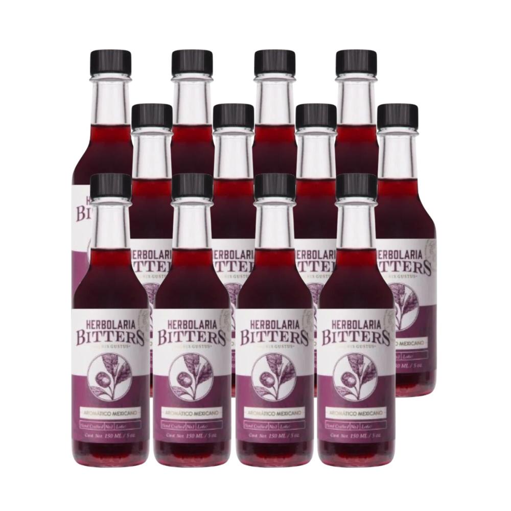 Pack de 12 Bitter Herbolaria Bitters Aromático Mexicano 150 ml