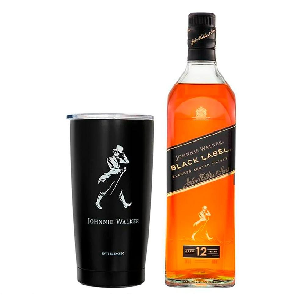 Whisky Johnnie Walker Black Label 750 ml + Tumbler