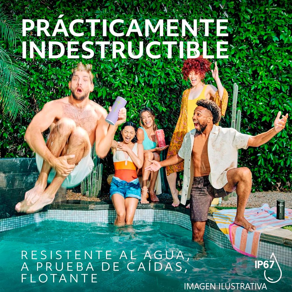 Bocina Bluetooth LOGITECH Ultimate Ears BOOM 4 Resistente al agua IP67 Hasta 15hr de bateria Active Black