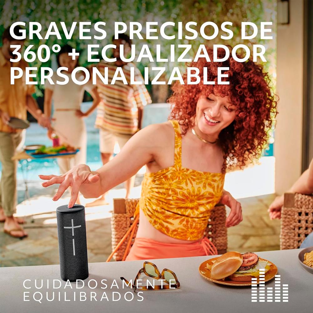Bocina Bluetooth LOGITECH Ultimate Ears BOOM 4 Resistente al agua IP67 Hasta 15hr de bateria Active Black