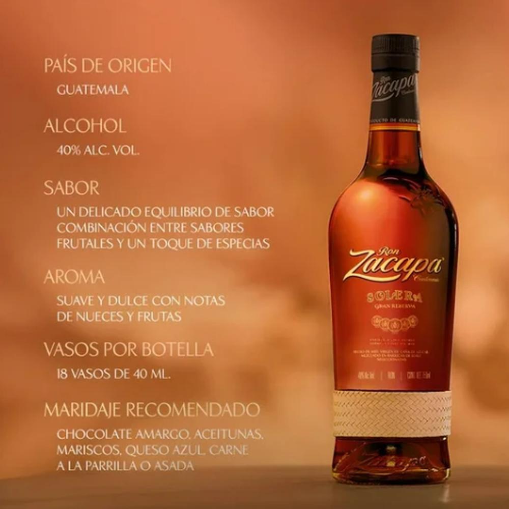 Pack de 12 Ron Zacapa Centenario 23 Años 750 ml