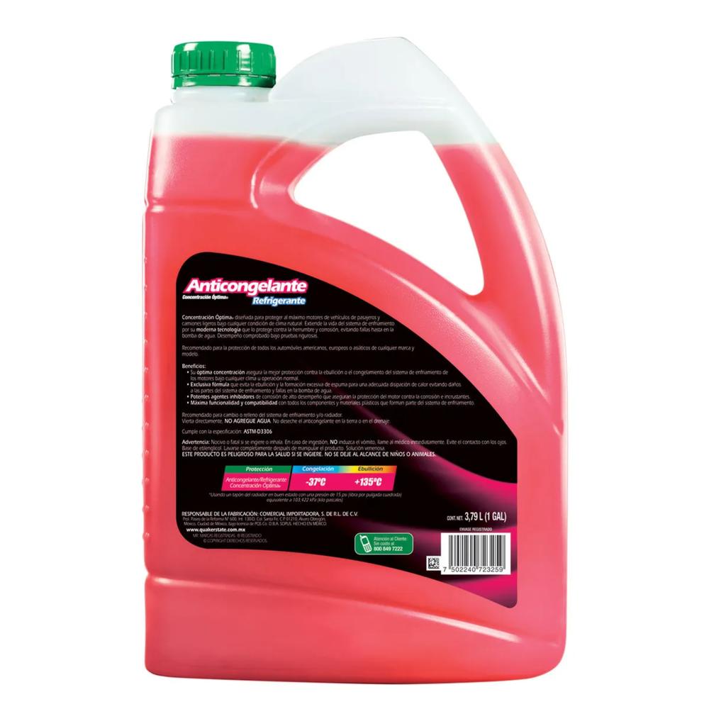 GALON LIQUIDO RADIADOR QUAKER STATE ANTICONGELANTE 50/50