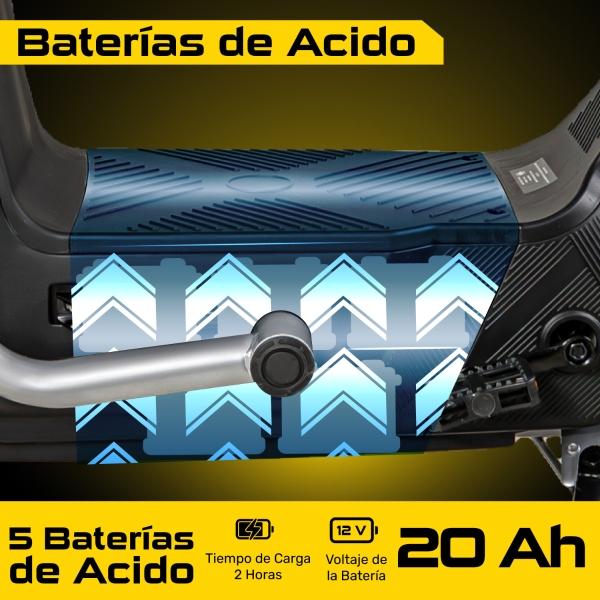 Bicicleta Bicimoto Electrica 800w 60v 50km/h Luces Full Led Rojo BIZMO