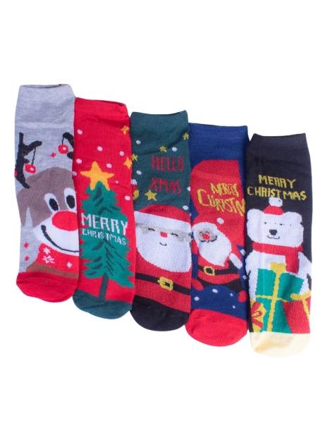 Pack de Calcetines Navideños con Diseños Festivos