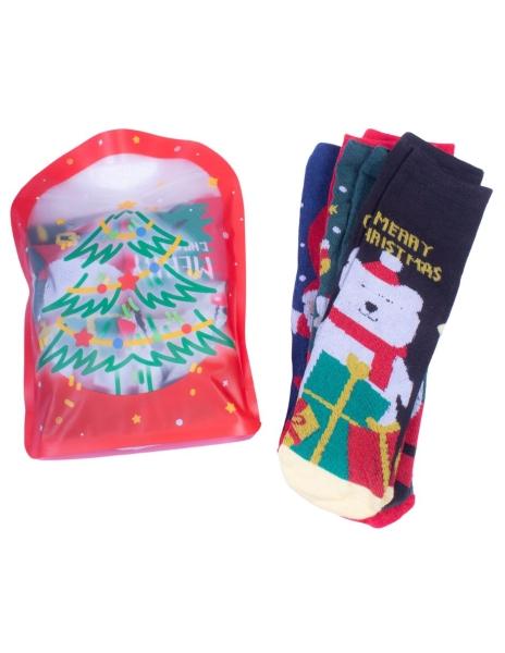 Pack de Calcetines Navideños con Diseños Festivos