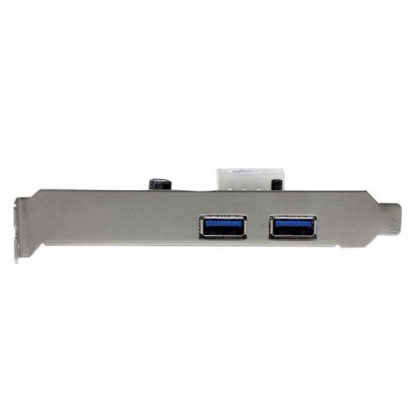 StarTech.com TARJETA PCI EXPRESS 2 PUERTOS CON USB 3.0 FUENTE MOLEX UASP