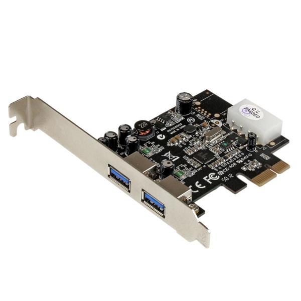StarTech.com TARJETA PCI EXPRESS 2 PUERTOS CON USB 3.0 FUENTE MOLEX UASP