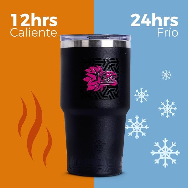 Termo Quetzalcóatl 600ml Doble Pared, Libre de BPA