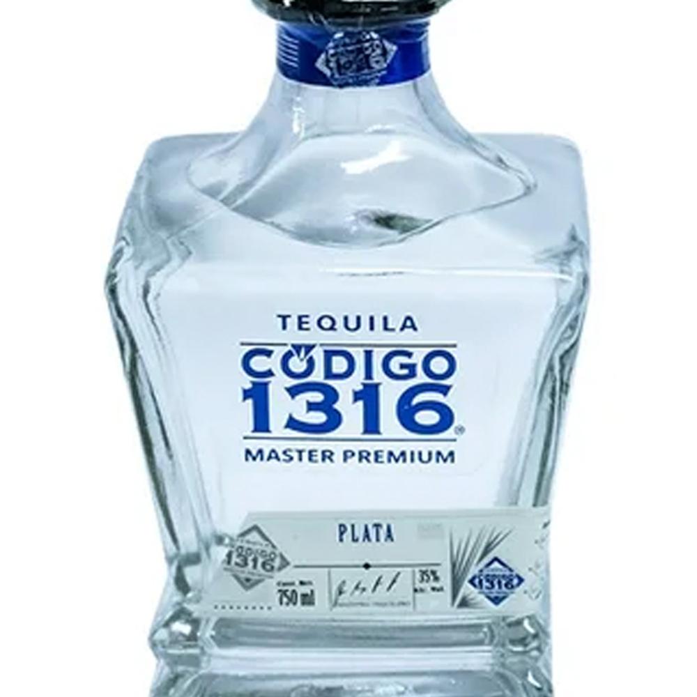 Pack de 4 Tequila Código 1316 Plata 750 ml