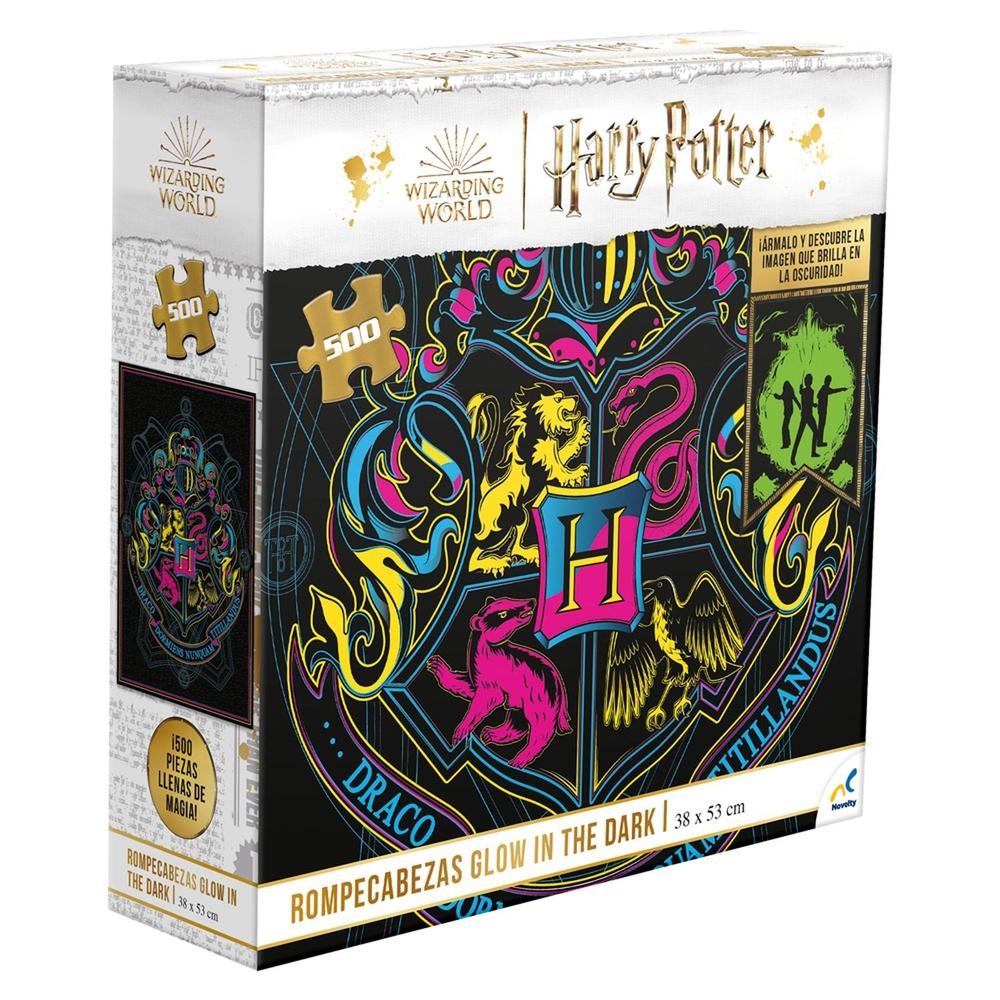 Rompecabezas Harry Potter Glow In The Dark 500 Piezas