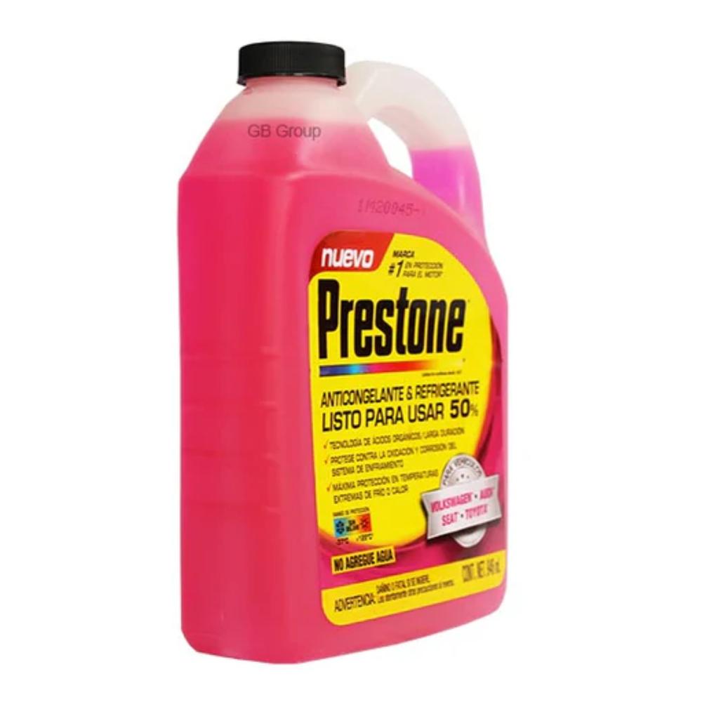 ANTICONGELANTE Y REFRIGERANTE ROSA LISTO PARA USAR PRESTONE