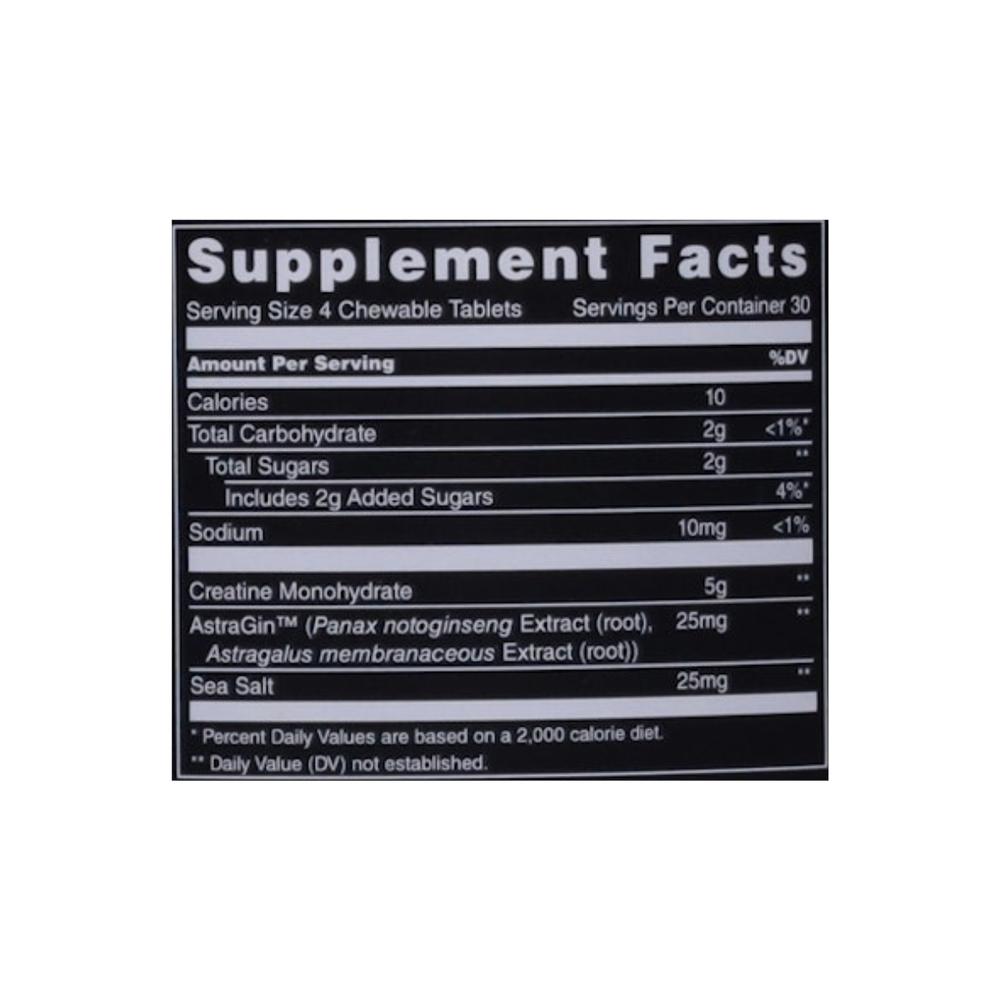 UNIVERSAL NUTRITON CREATINE CHEWS 120 masticables Creatina monohidratada