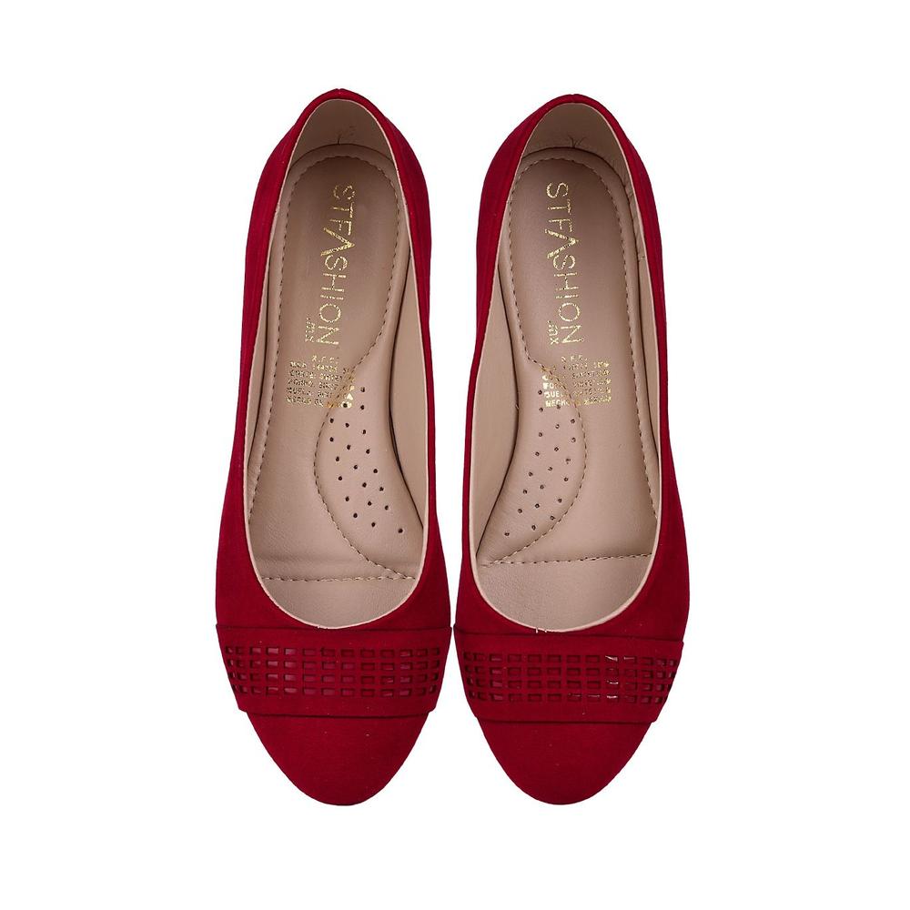 Flat Mujer Rojo Caramel 06204102