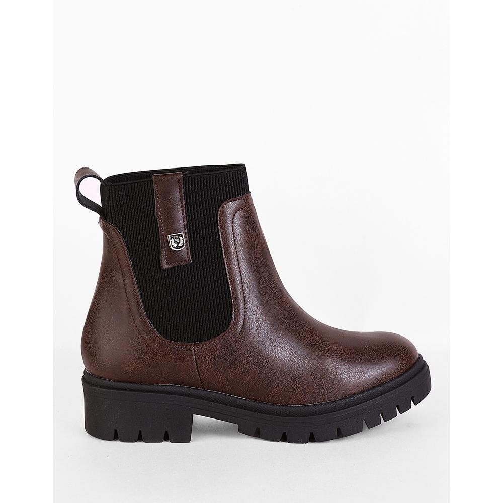 Botin Mujer Casual Tacon Café Riviana 09804300