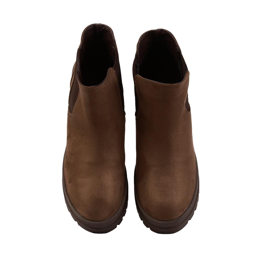Botin Mujer Casual Tacon Café Stfashion 12304300