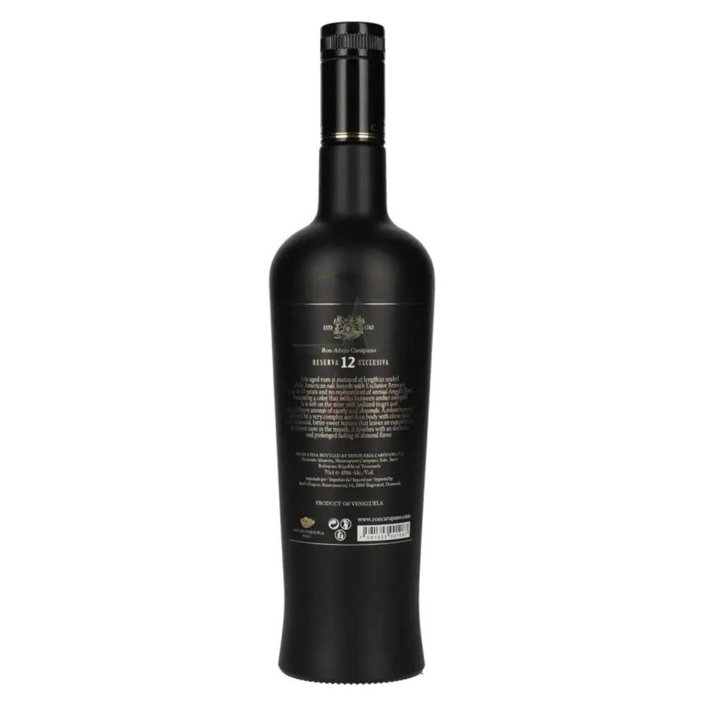 Paquete de 3 Ron Carúpano Añejo Reserva 12 Exclusiva 750 ml