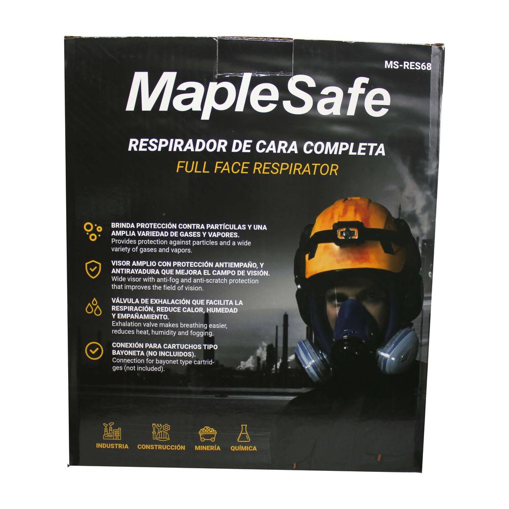 RESPIRADOR CARA COMPLETA REUTILIZABLE MAPLE SAFE