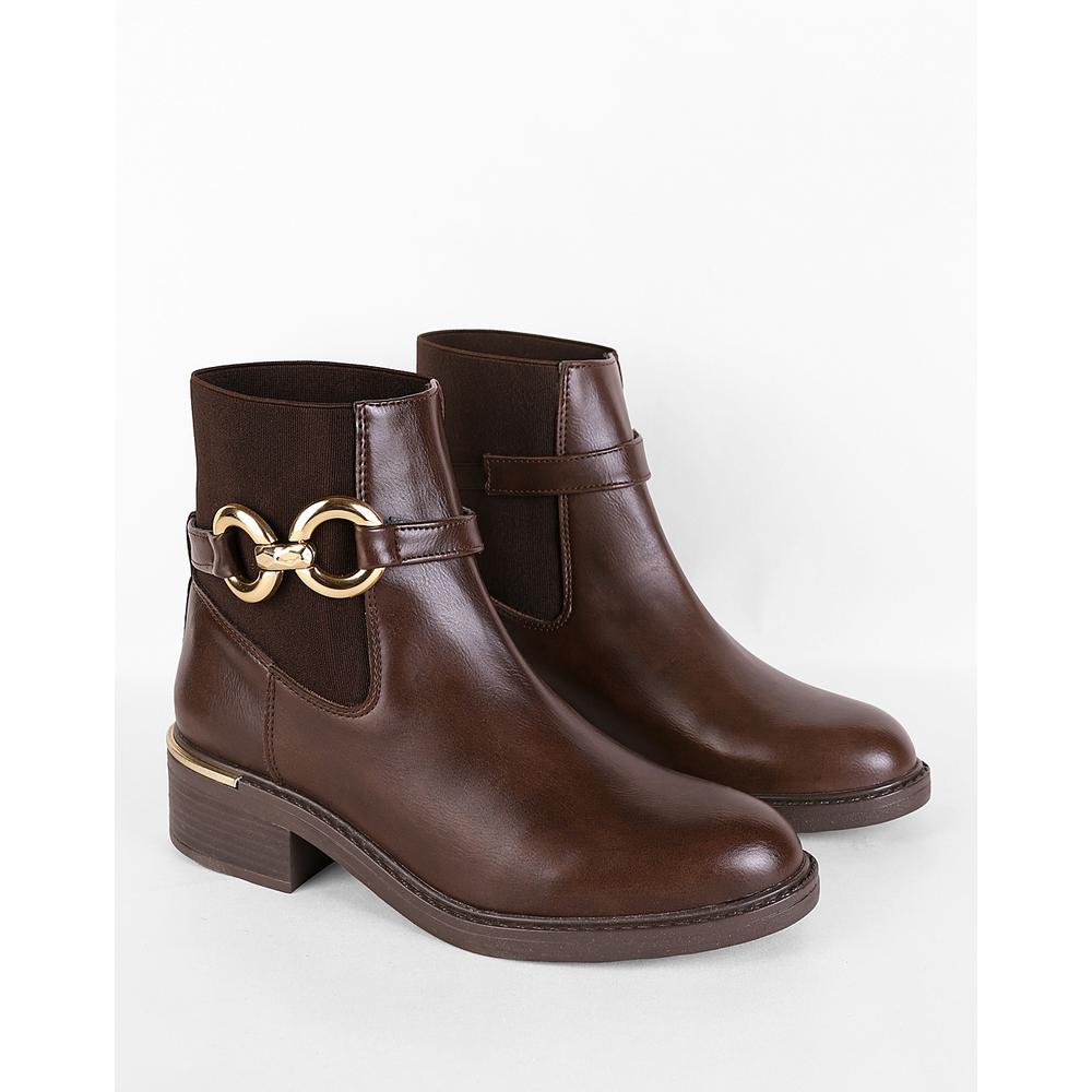 Botin Mujer Casual Café Kiut 14404301