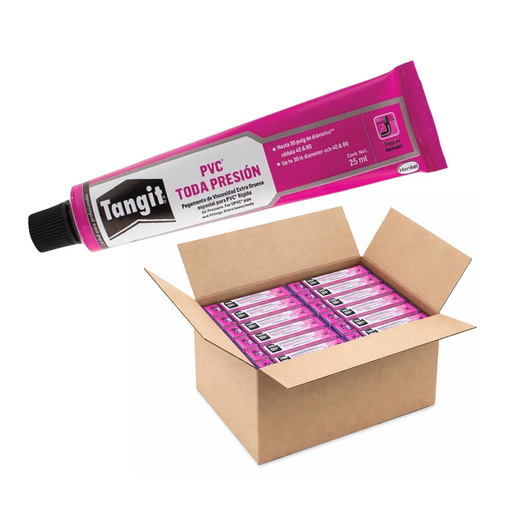 PACK 96 PEGAMENTO P/PVC TODA PRESION TANGIT 25 ML HENKEL