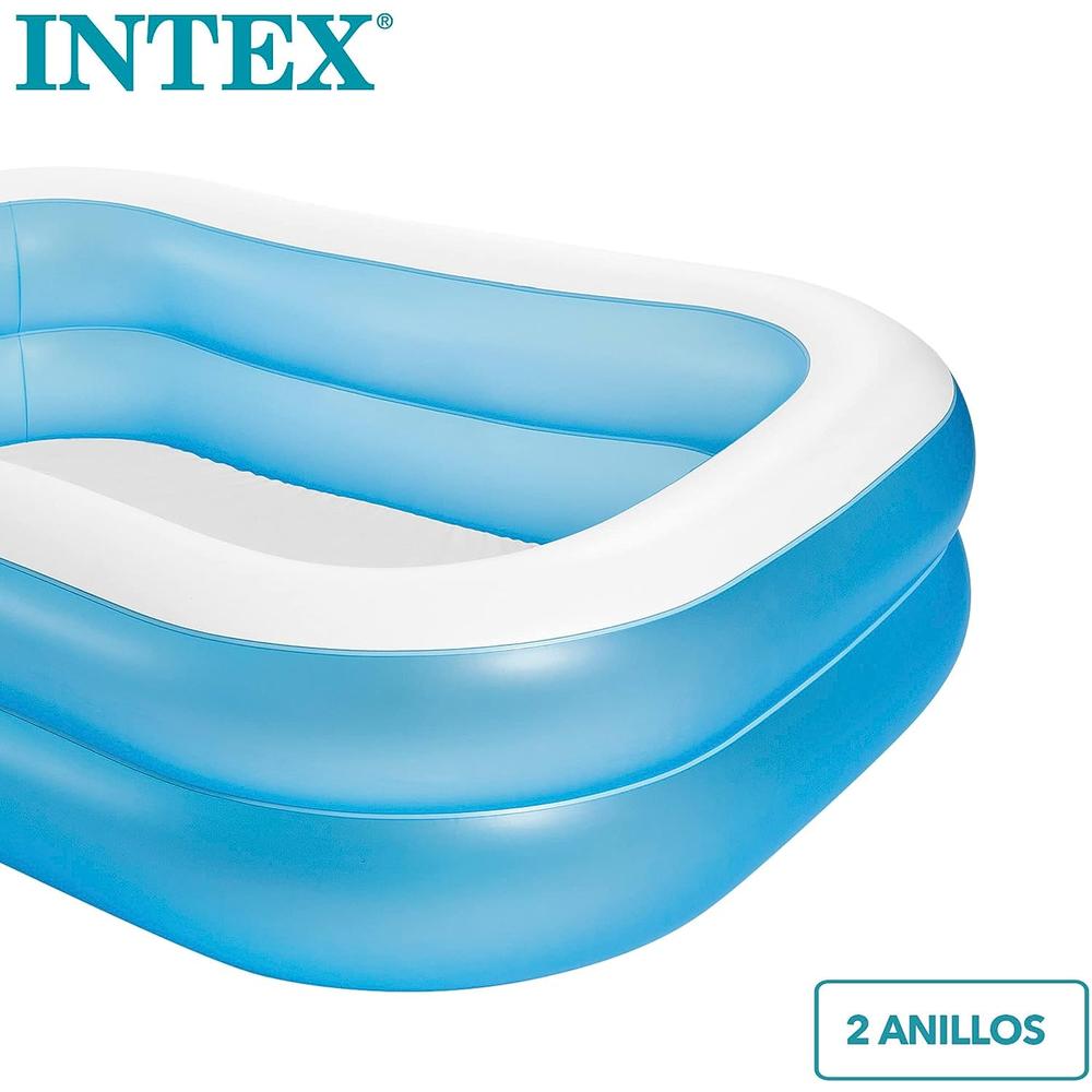 Alberca Inflable Rectangular Azul Intex 57180