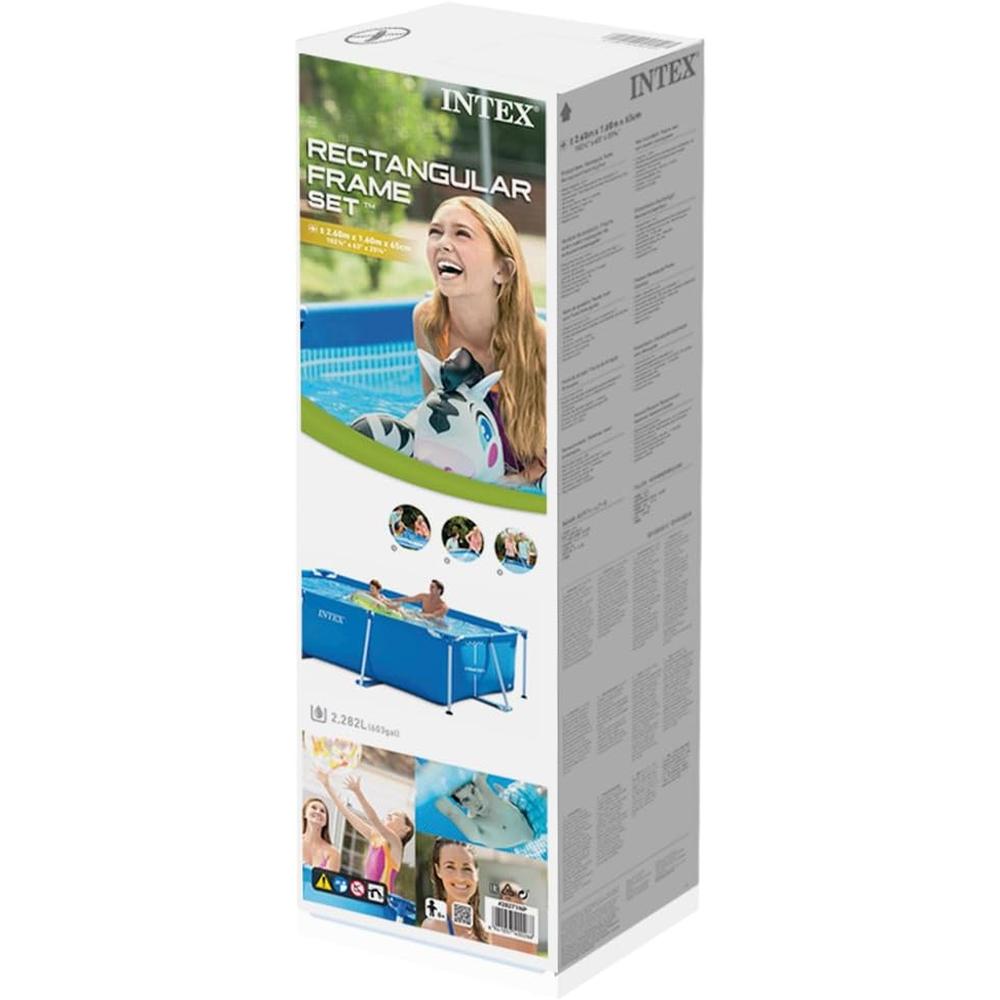 Alberca Piscina Hogar Rectangular Azul Fuerte Intex 28272
