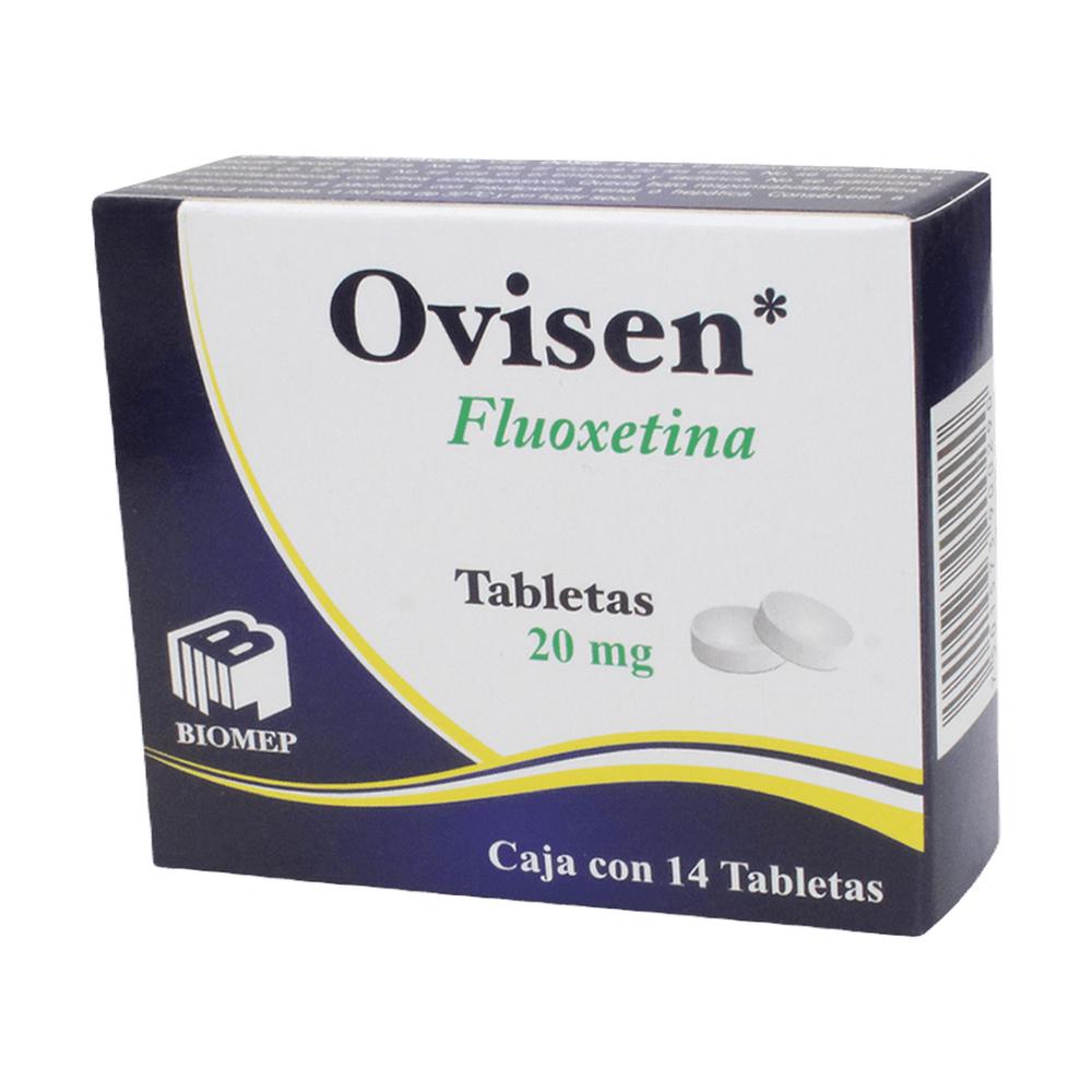 Fluoxetina Ovisen 20 mg 14 tabletas