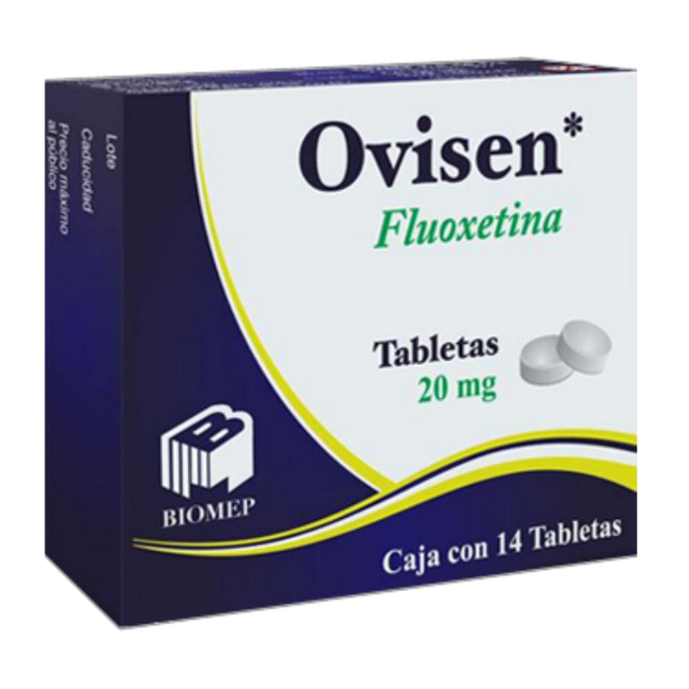 Fluoxetina Ovisen 20 mg 14 tabletas