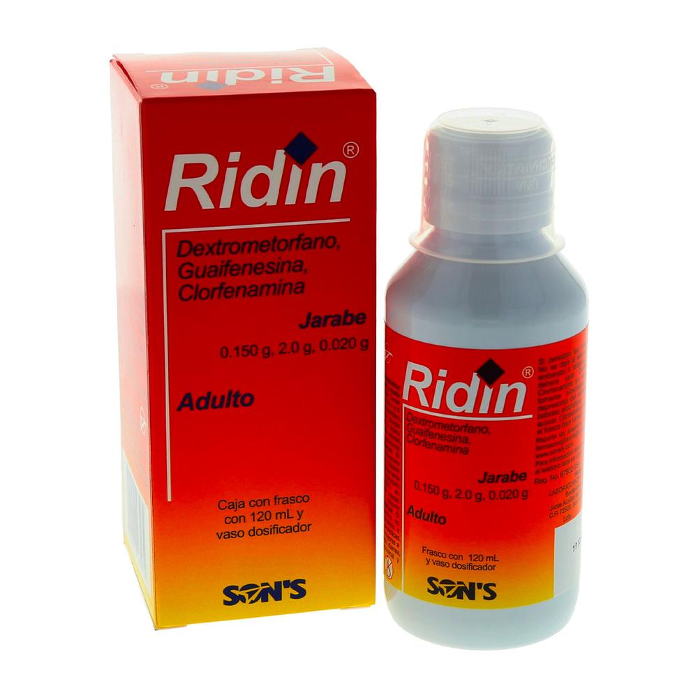 Jarabe Ridin Adulto 120 ml