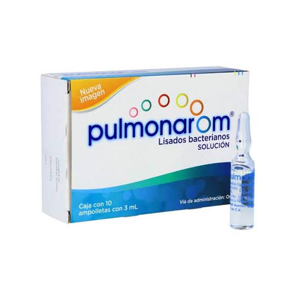 Solución Pulmonarom Oral 20 ampolletas de 3 ml