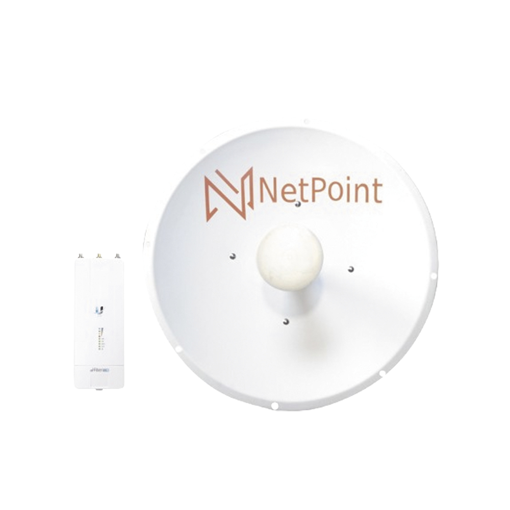 Kit NetPoint AF-NP2-KIT Radio AF5XHD con Antena NP2GEN3 34 dBi 4.8-6.2 GHz