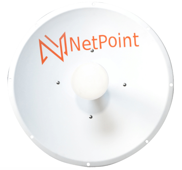 NetPoint NP2GEN2 Antena Direccional Parabólica 3 ft 34 dBi 4.9-6.4 GHz ...