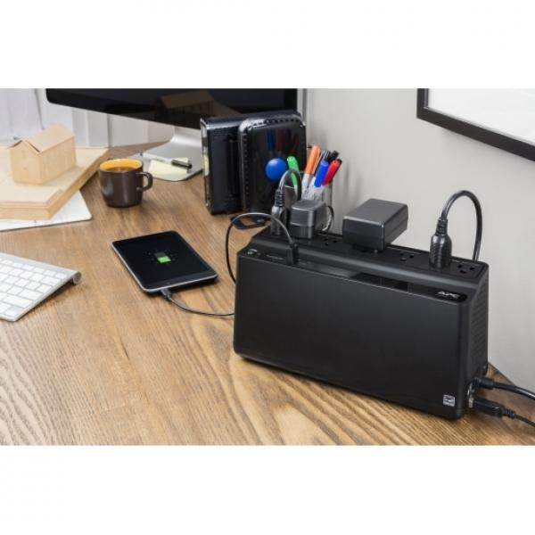 APC Back-UPS ES 600VA 120V con Puerto USB de Carga Negro