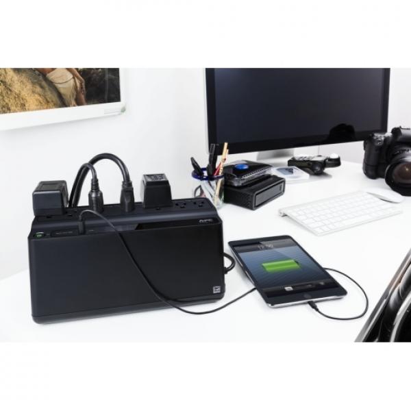 APC Back-UPS ES 600VA 120V con Puerto USB de Carga Negro