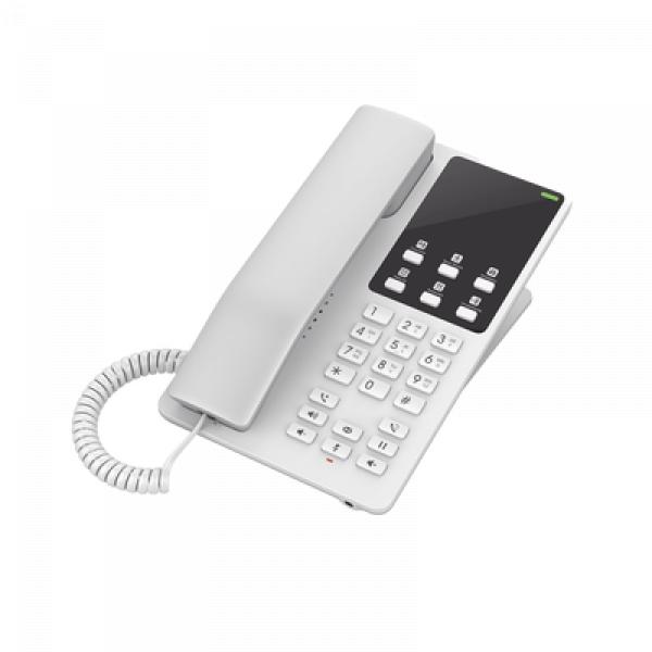 Grandstream GHP620W Teléfono IP Hotelero Wi-Fi 2 Líneas SIP Blanco