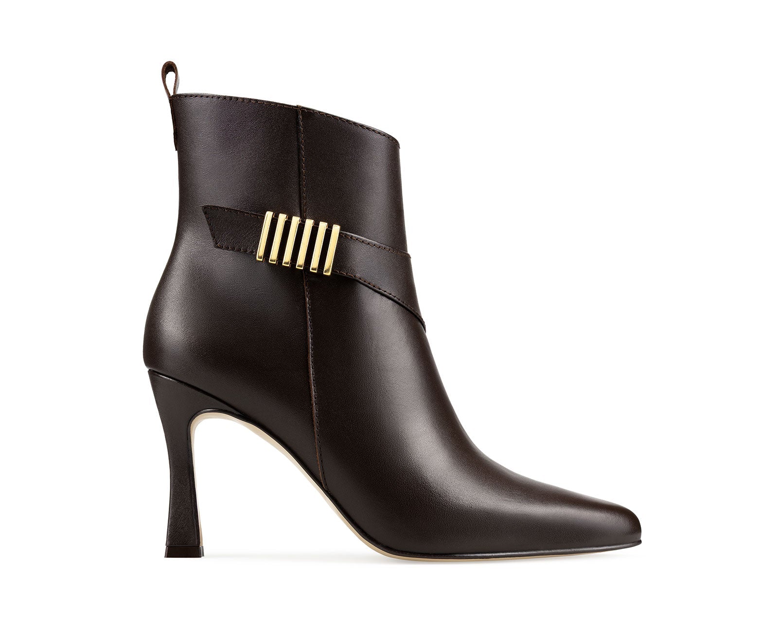 Botines Para Mujer Elegantes Botas Piel Davenia Mod. Alondra Chocolate