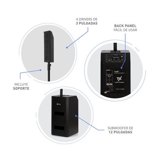 Sistema de Audio Profesional TX Pro Series by Thonet & Vander TL600