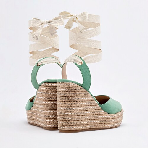 CASUAL CUÑA Y PLATAFORMA SEMIABIERTO 12 CM MUJER Pietro Alessandro 6264 ...