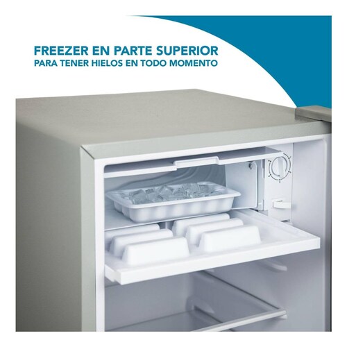 Frigobar Refrigerador Portátil Compacto Una Puerta Acero Inoxidable ...