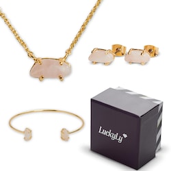 set-juego-de-joyeria-luckyly-cuarzo-rosa-lapislazuli-o-turquesa-collar-aretes-y-brazalete-con-bano-de-oro-18k-ivy-set-de-joyeria
