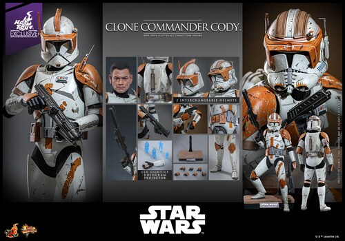 Hot Toys Clone Commander Cody Sixth Scale Figure Star Wars