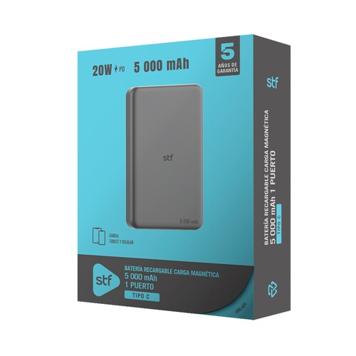 Power bank STF ultra rápida 5000 mAh col