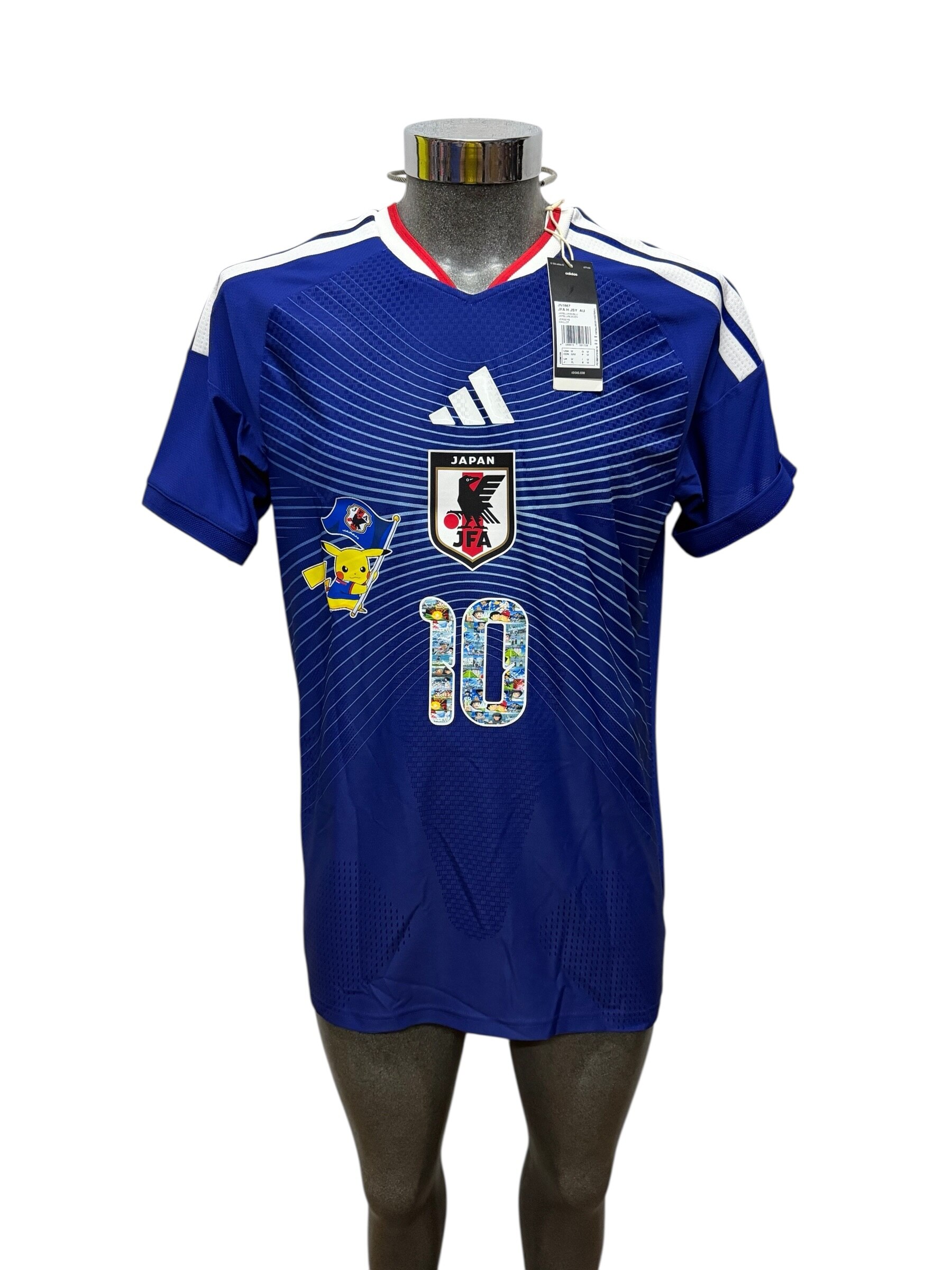 Jersey Original Adidas Selección Japón Pikachu Tsubasa mundial 2026