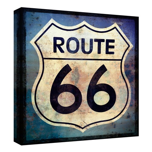 Cuadro decorativo - Canvas - Letrero de la Ruta 66 de Graffi-tee Studio