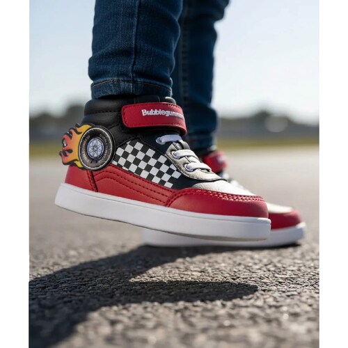 Tenis Niño Carreras Audi I Rojo/negro Bubble Gummers