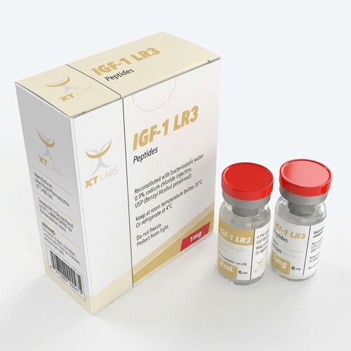 IGF-1 LR3 XT Labs 1mg x 2ml Crecimiento Muscular y Reparación