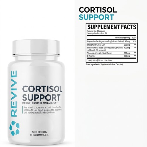 Suplemento Alimenticio Deportivo Cortisol Support Revive Magnesio ...
